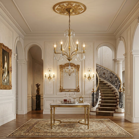 The 1+1＞2 Lighting Formula: Why Matching Your Chandelier and Sconces Changes Everything