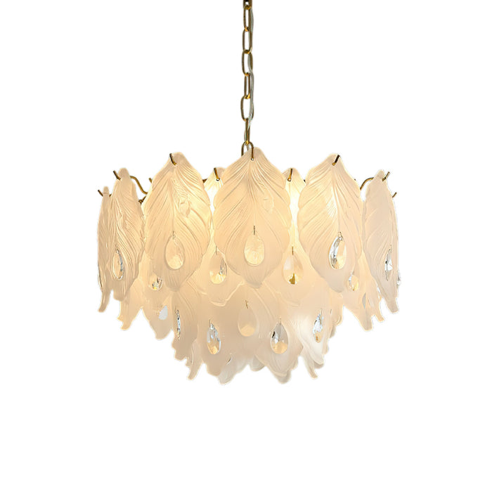 Lustre Plume Sculptée