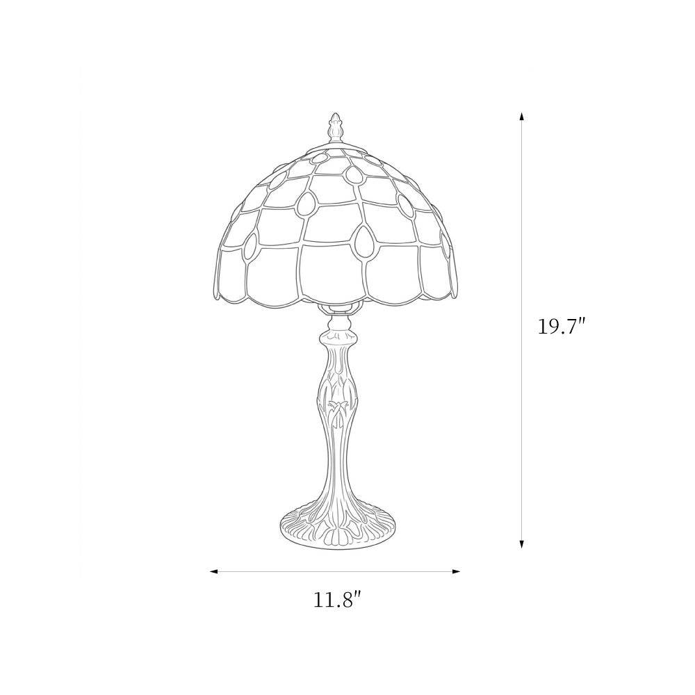 Dale Stained Glass Table Lamp – detail 4