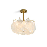 Ginkgo Leaves Glass Ceiling Light