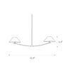 Kaylor Linear Pendant Light – detail 3