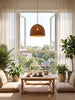 Agatha Rattan Pendant Light – detail 12