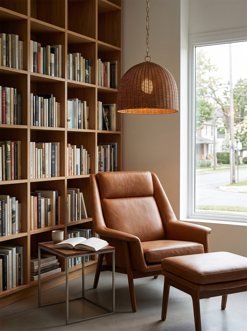 Agatha Rattan Pendant Light – detail 9