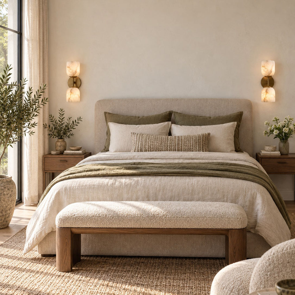 Benny Alabaster Wall Sconce – detail 12