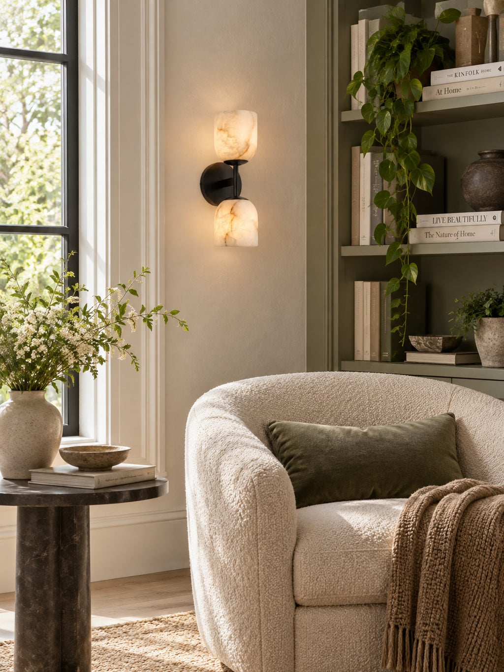 Benny Alabaster Wall Sconce – detail 14
