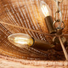 Cynda Rattan Flush Mount Ceiling Light – detail 12