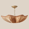 Cynda Rattan Flush Mount Ceiling Light – detail 13