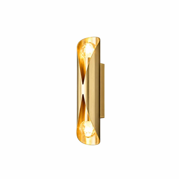 Diamonds Brass Wall Sconce