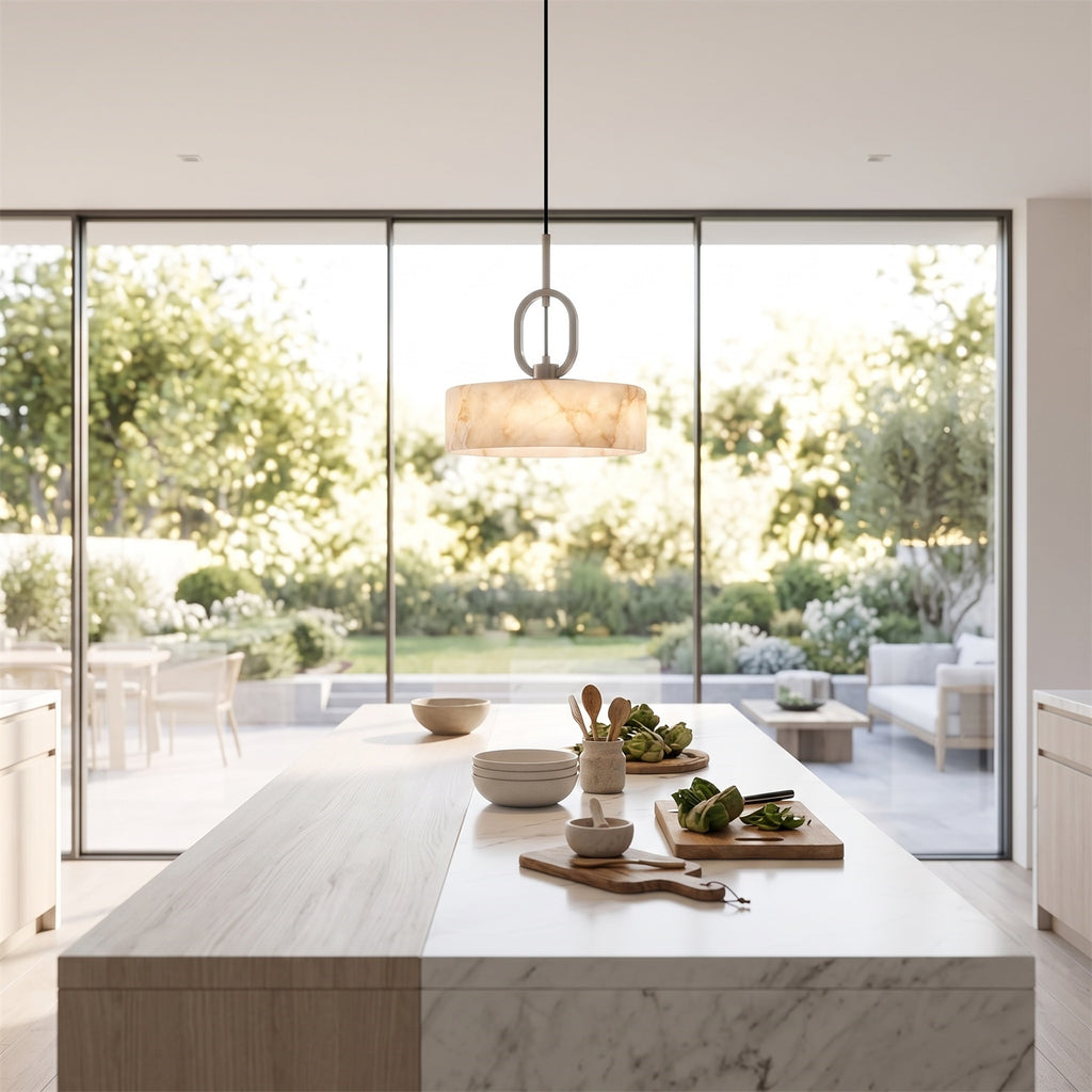 Elysia Alabaster Pendant Light – detail 9