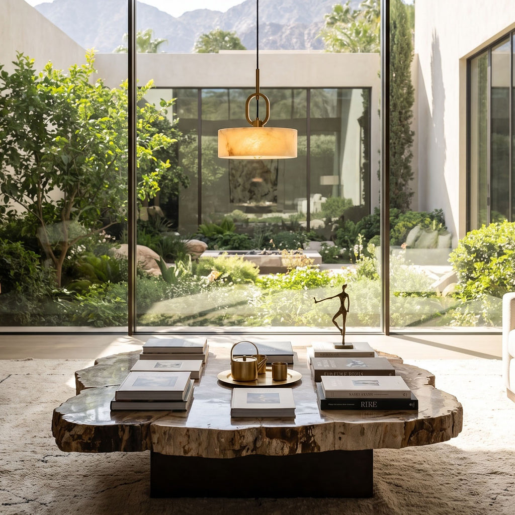 Elysia Alabaster Pendant Light – detail 12