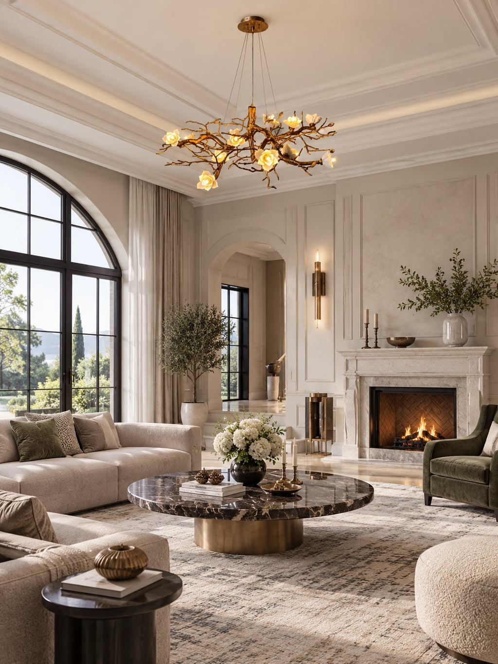 Flower Bloom Branch Chandelier – detail 10