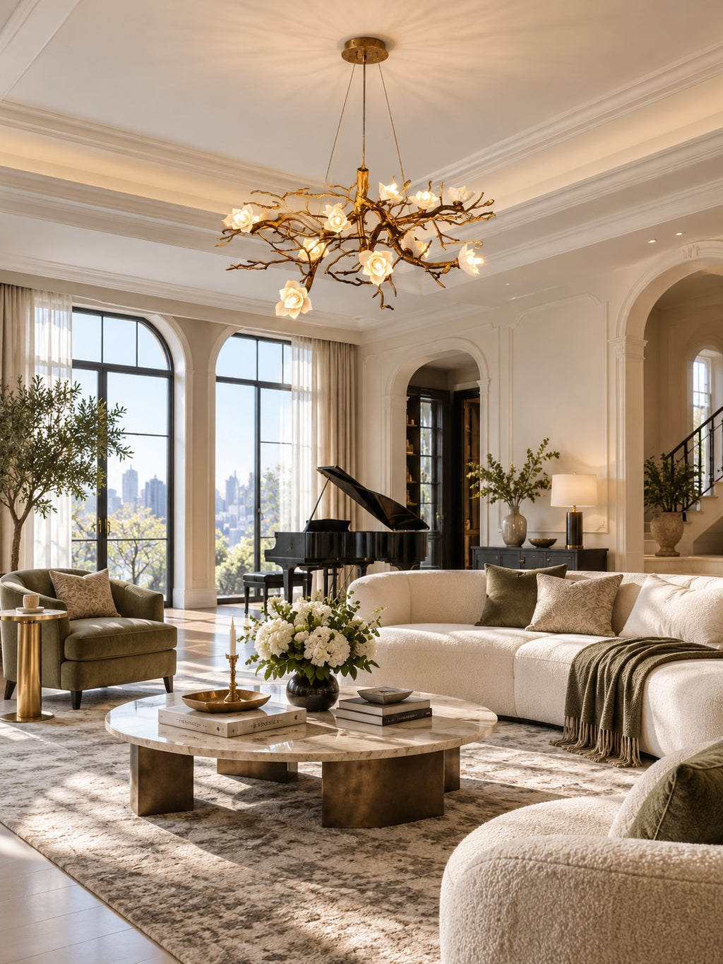 Flower Bloom Branch Chandelier – detail 11