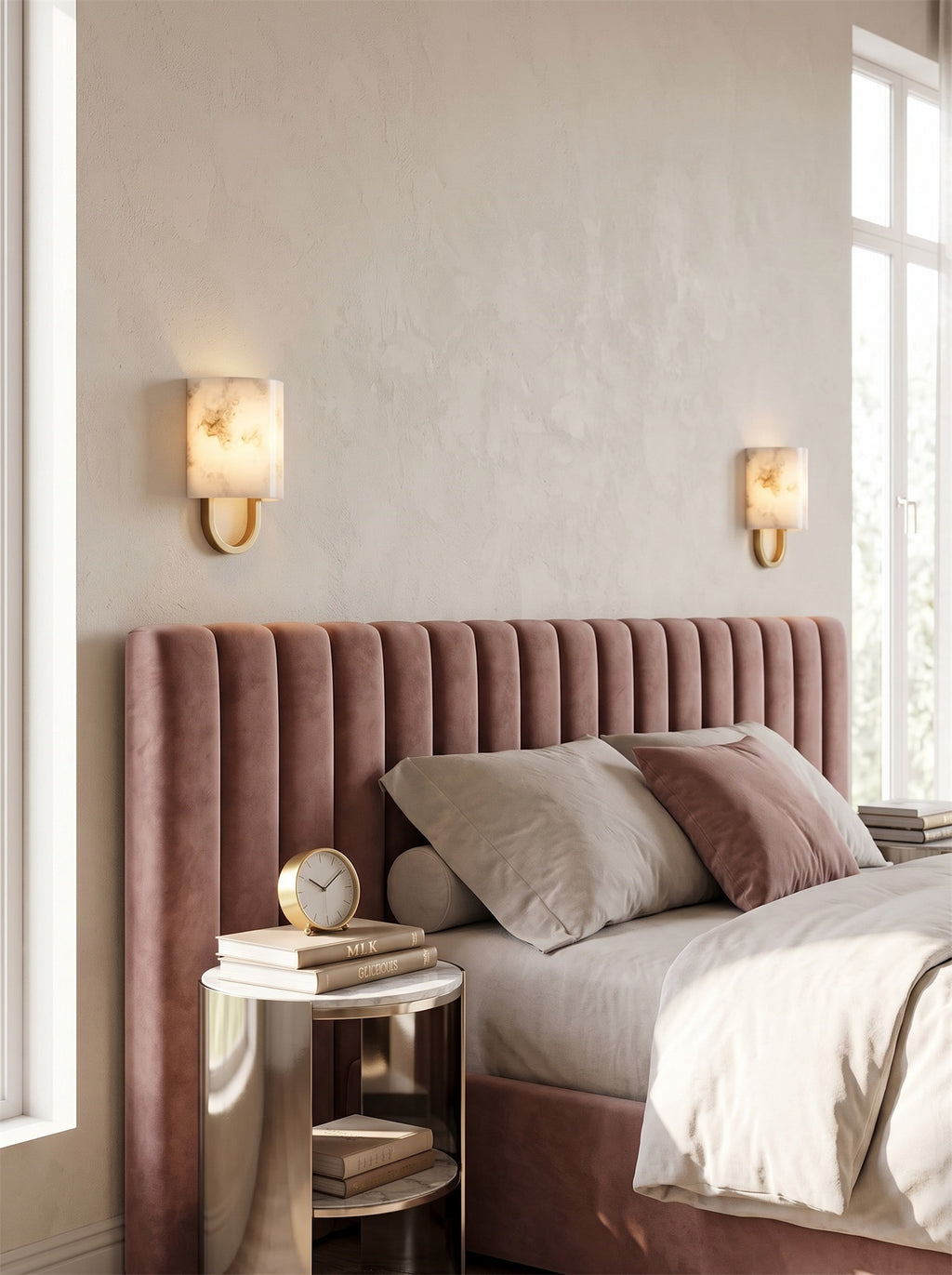 Francis Alabaster Wall Sconce – detail 15