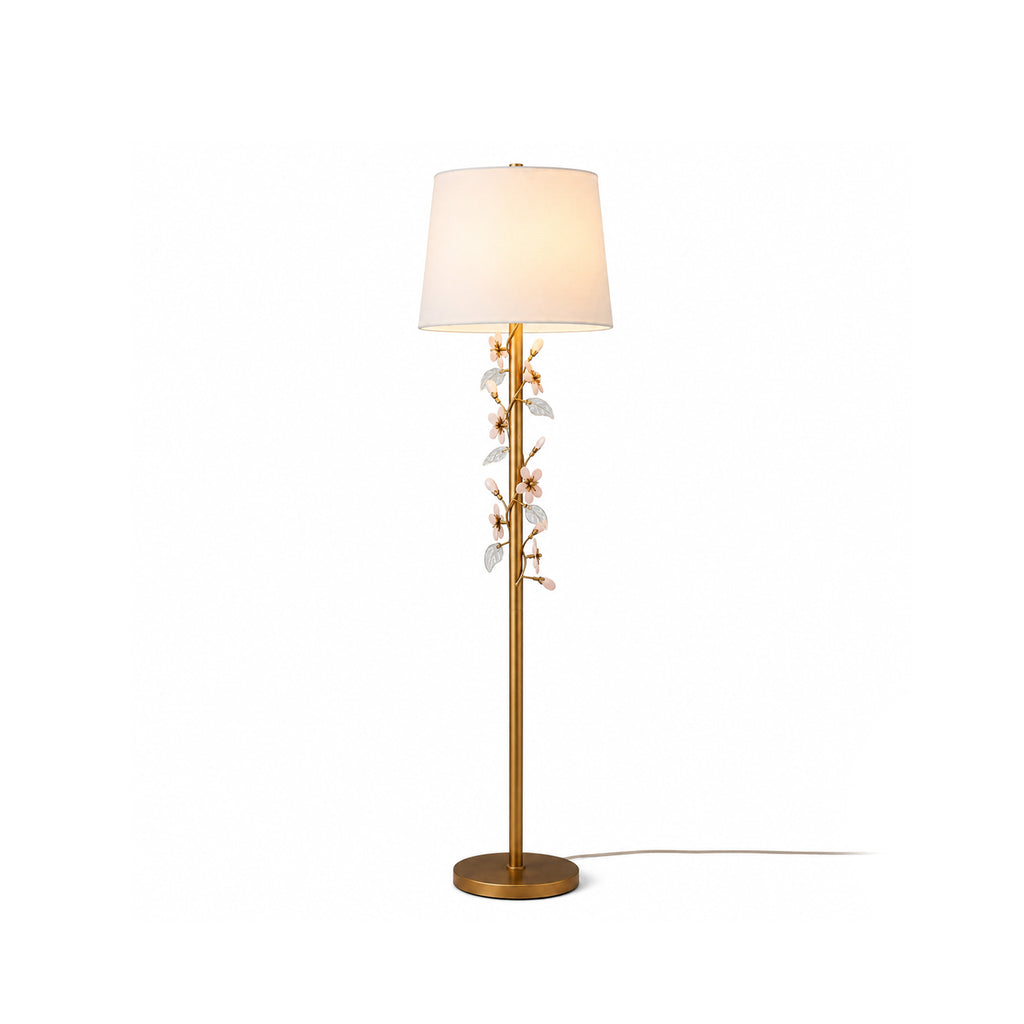 Grace Flowers Floor Lamp