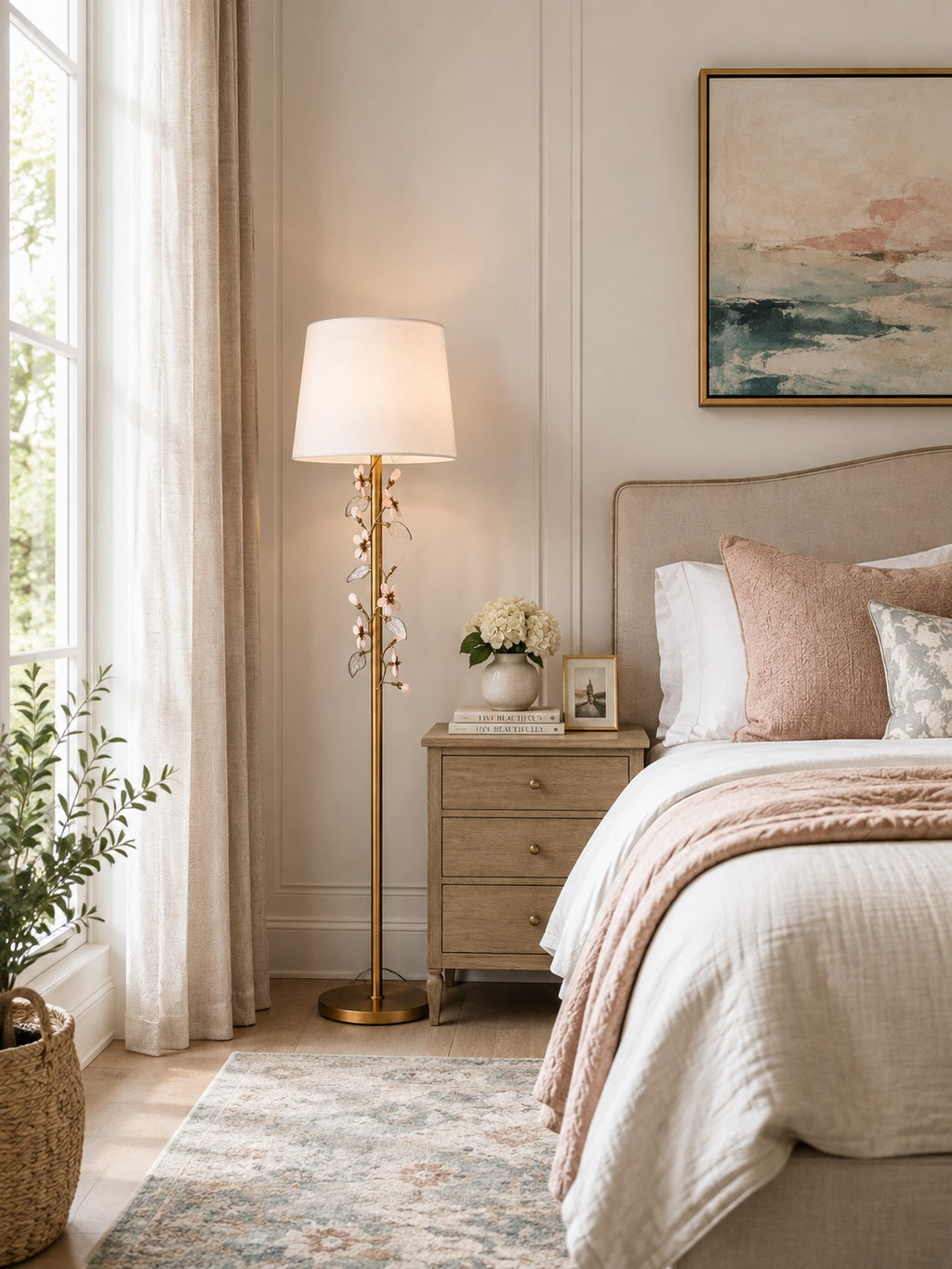 Grace Flowers Floor Lamp – detail 12
