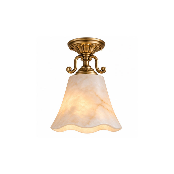 Hampton Alabaster Flush Mount Ceiling Light