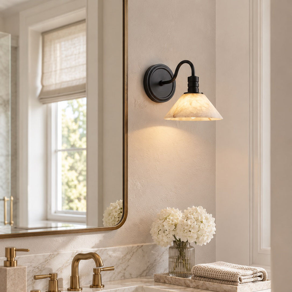 Katelin Alabaster Wall Sconce – detail 16