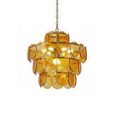 Copper Green Murano Chandelier