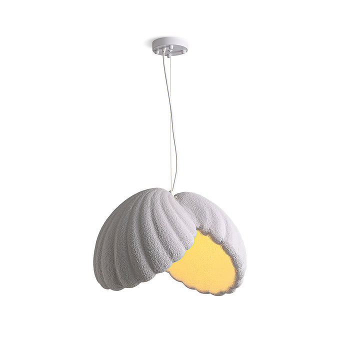 Lampe Suspendue Coquille Résine
