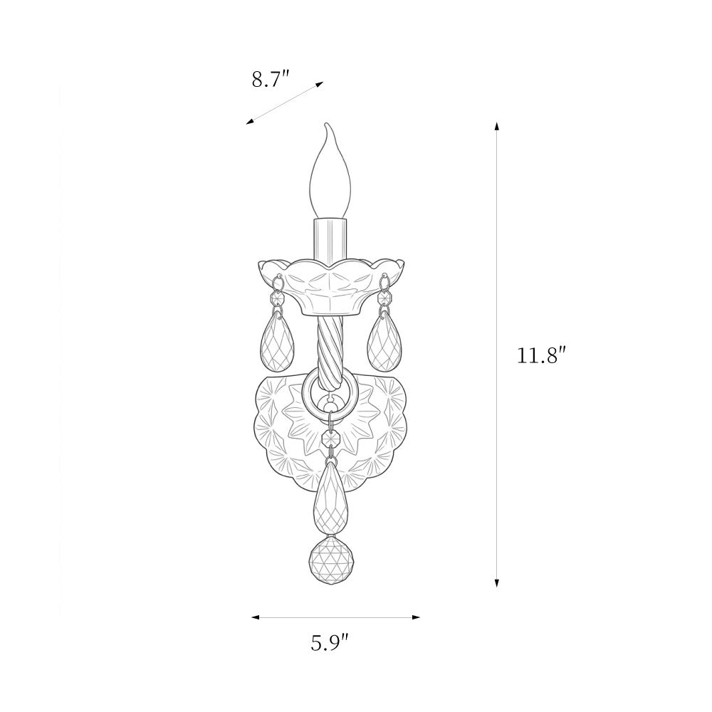 Balmoral Wall Sconce – detail 3