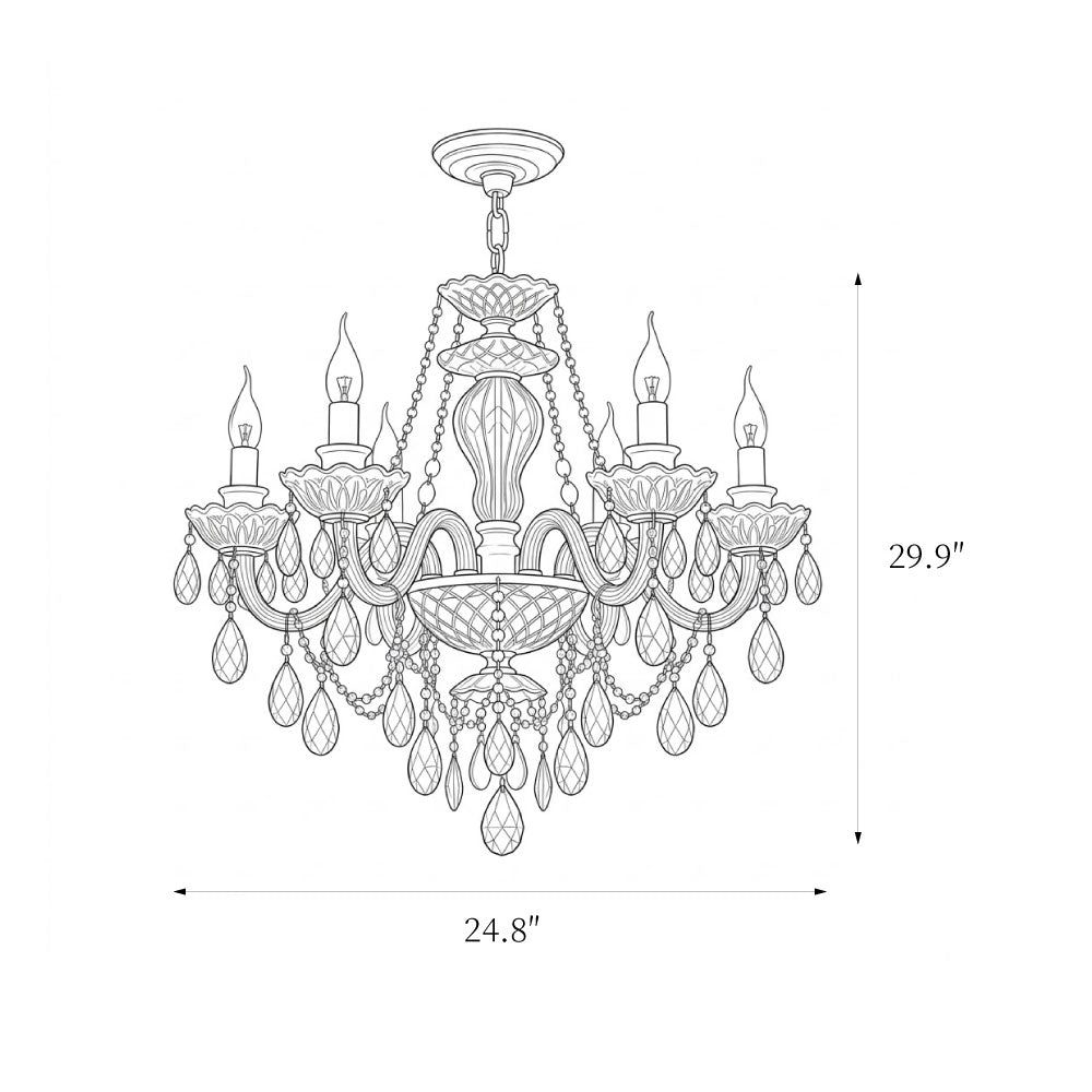 Buckingham Crystal Chandelier – detail 22