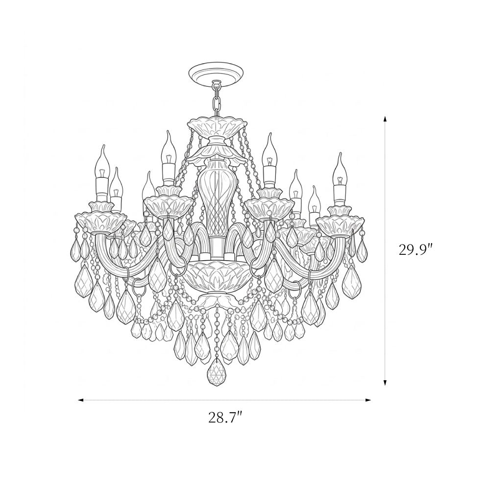 Buckingham Crystal Chandelier – detail 23