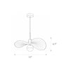 Chamomile Sombrero Pendant Light – detail 3