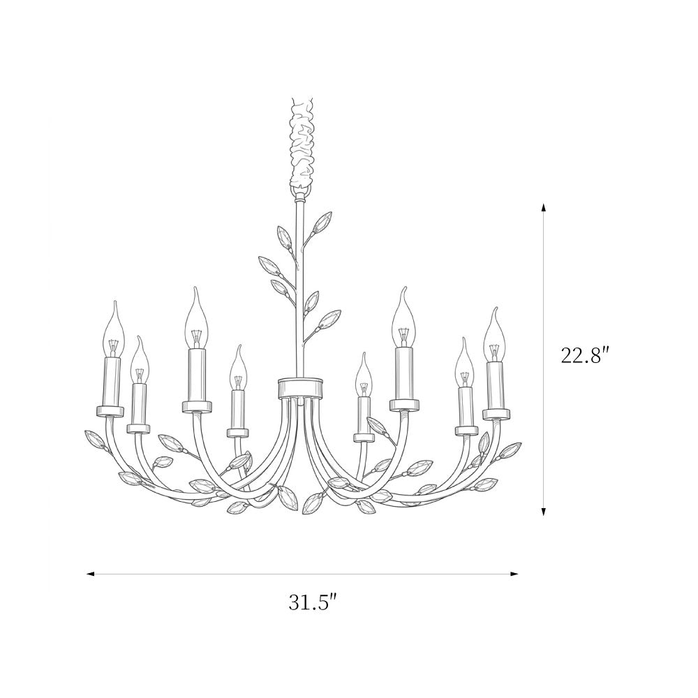 Quoizel Chandelier – detail 27