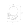 Wagner Wall Sconce – detail 3