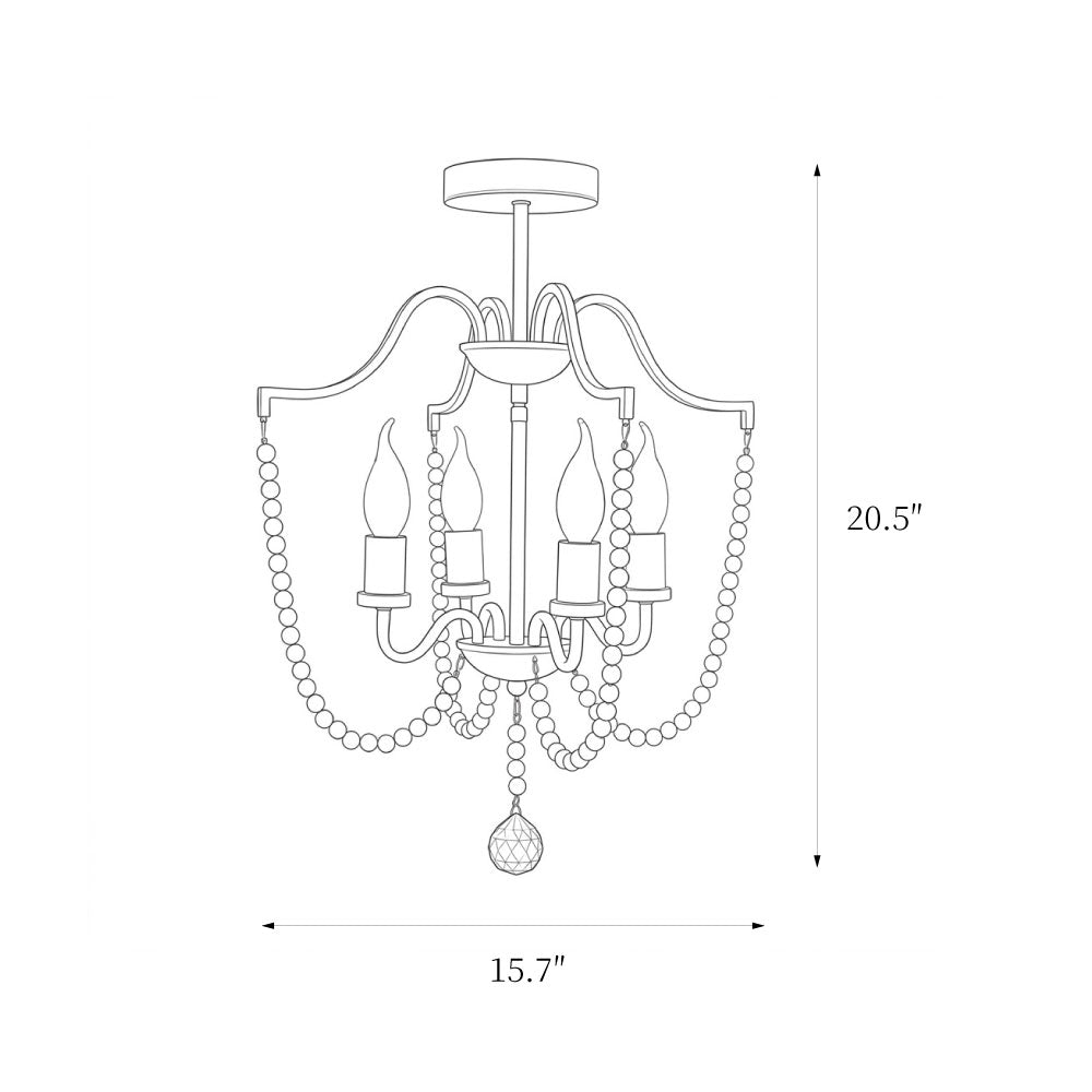 Wellmet Flush Mount Ceiling Light – detail 3