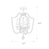 Wellmet Flush Mount Ceiling Light – detail 3